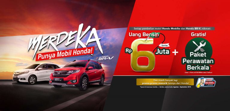 Beli Honda Mobilio dan BR-V Sekarang, Dapat Bensin Rp 6 Juta