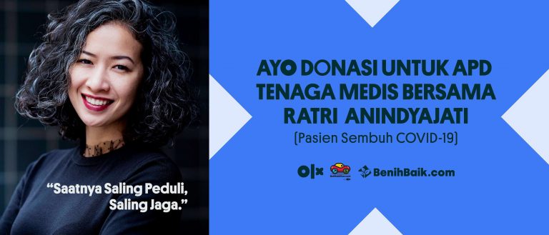 Ratri, Pasien Sembuh Corona, Bersama OLX dan BeliMobilGue.co.id Ajak Donasi untuk Tenaga Medis