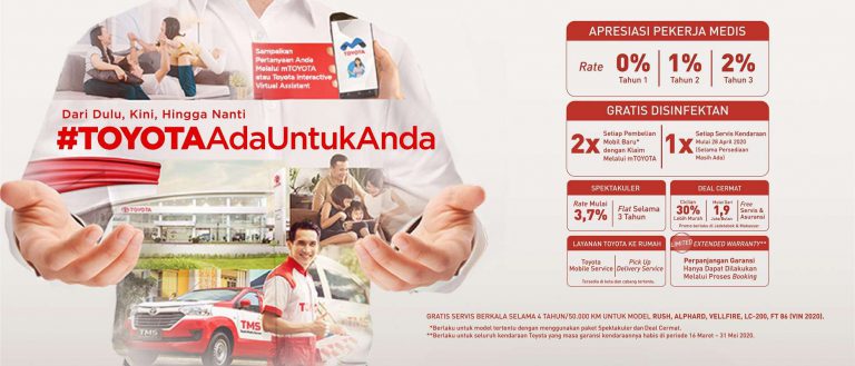 #ToyotaAdaUntukAnda, Bisa Beli Mobil dan Layanan After Sales dari Rumah Aja