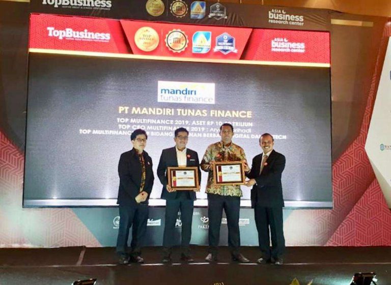 Mandiri Tunas Finance Didapuk Menjadi Lembaga Pembiayaan Berbasis Digital Terbaik 2019