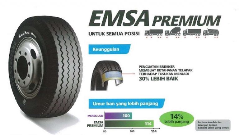 Bridgestone EMSA, Ban Andalan Mobil Komersial