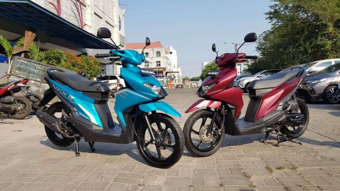 Desain dan Warna Baru Suzuki Nex II dan Satria F150