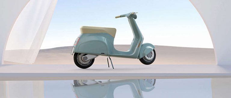 Vespa Elettra Concept, Perpaduan Antara Gaya Klasik dengan Teknologi Motor Listrik
