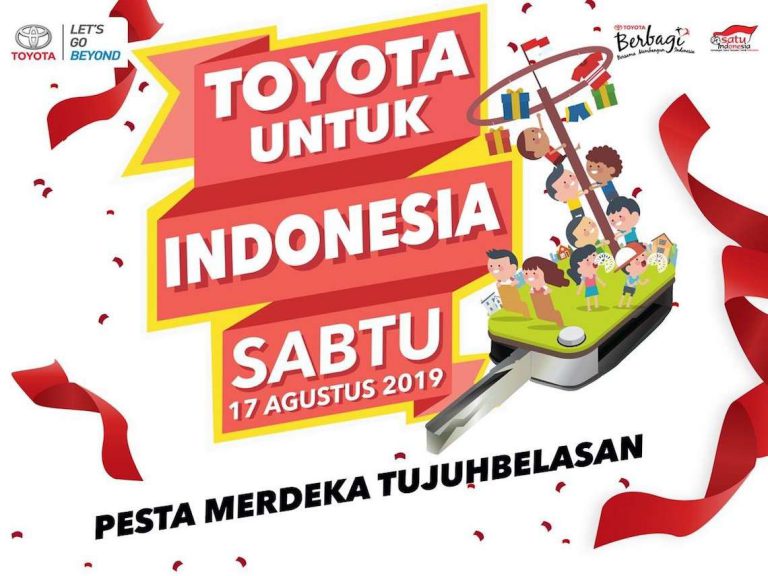 Toyota Gelar Semarak Pesta Merdeka di 101 Titik