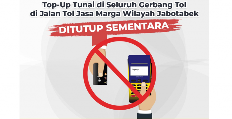 Catat, Jasa Marga Tutup Sementara Layanan Isi Ulang Uang Elektronik di Pintu Tol