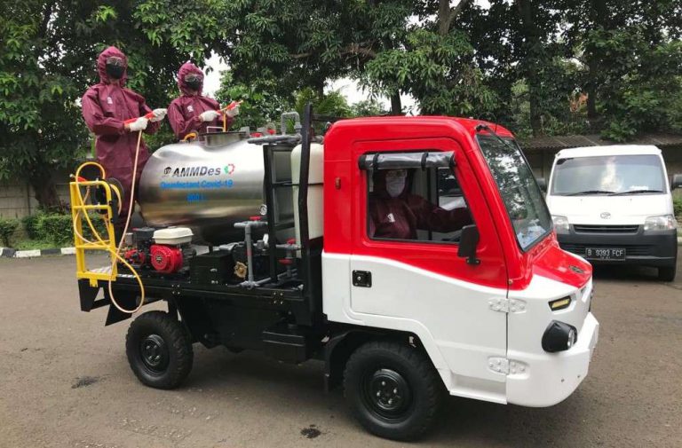 Mobil Desa Disulap Jadi Alat Penyemprot Desinfektan untuk Lawan Virus Corona