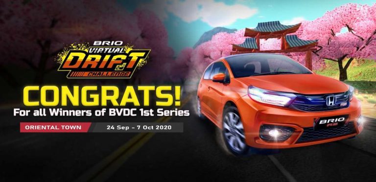 Inilah 10 Peserta Poin Terbanyak Brio Virtual Drift Challenge Seri Pertama