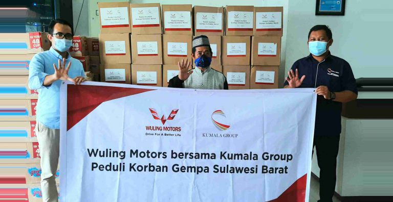 Cara Wuling Bantu Korban Gempa Bumi di Sulawesi Barat