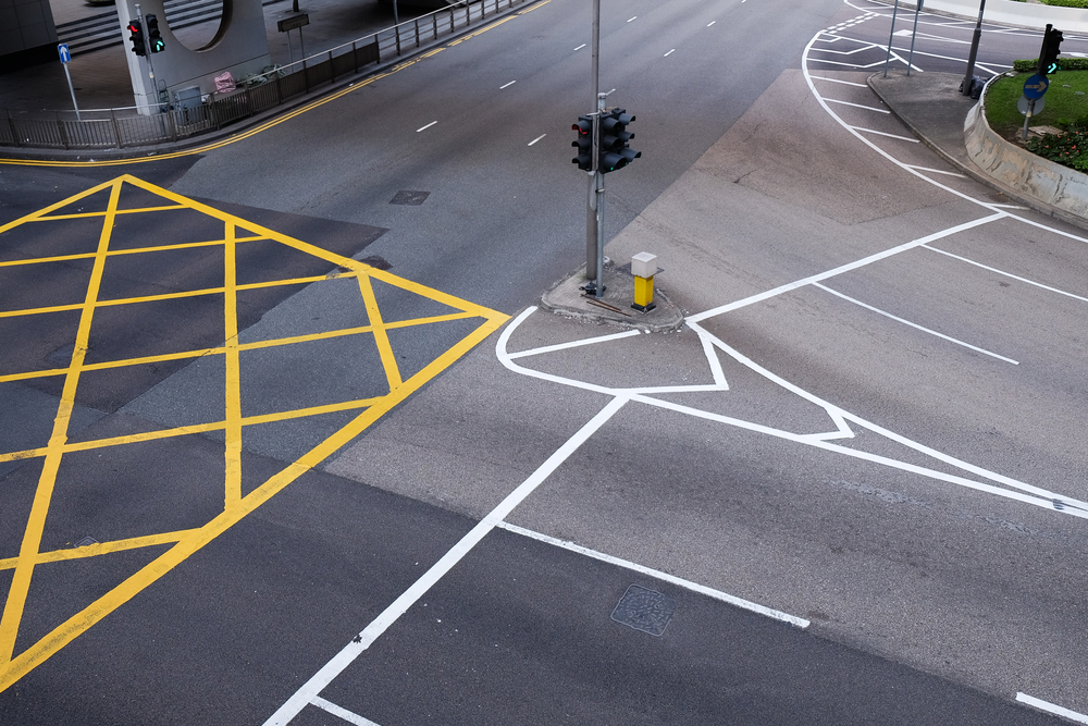 Marka Jalan Yellow Box Junction