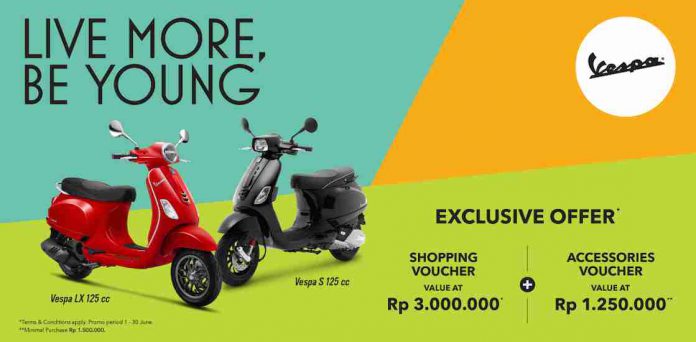 Beli Vespa LX dan S di Bulan Juni