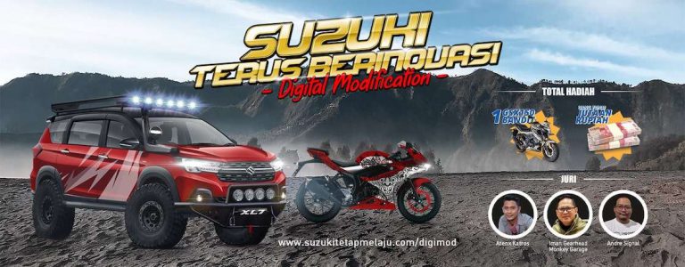 Netizen, Ikuti Kontes Digital Modifikasi Suzuki Terus Berinovasi