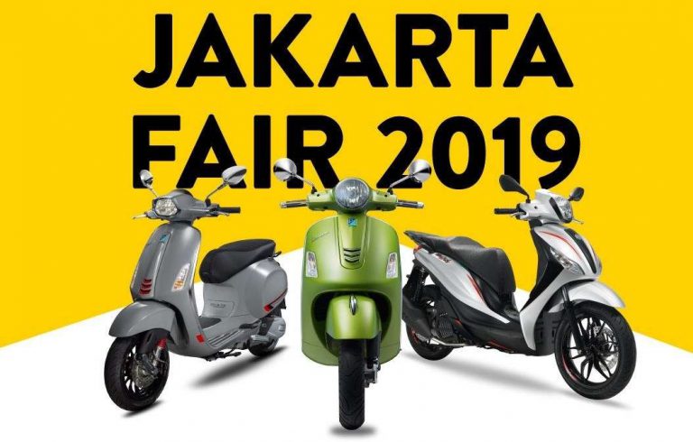 Promo Motor Vespa di Jakarta Fair Kemayoran 2019