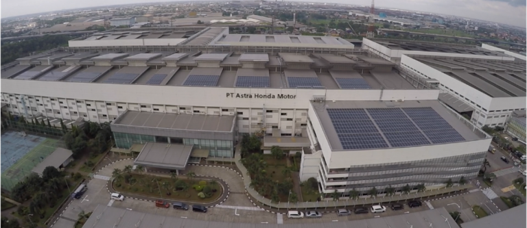 Punya 5.034 Panel Surya di Atap Pabrik, AHM Terima Gelar Solar PV Rooftop Champion 2020