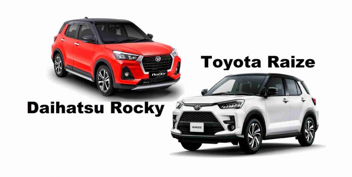 Daihatsu Rocky dan Toyota Raize