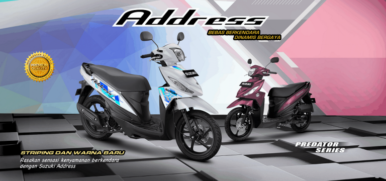 Jubah Baru Suzuki Address FI, Velg dan Ban Sama Seperti Pasar Ekspor