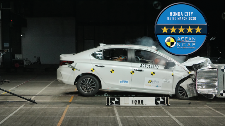 Honda City Generasi ke-5 Pertahankan Status Sebagai Mobil Paling Aman versi ASEAN NCAP