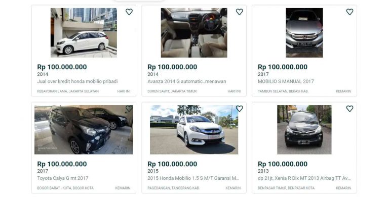 Daftar Mobil MPV Bekas di Atas Tahun 2010 Harganya Rp 100 jutaan