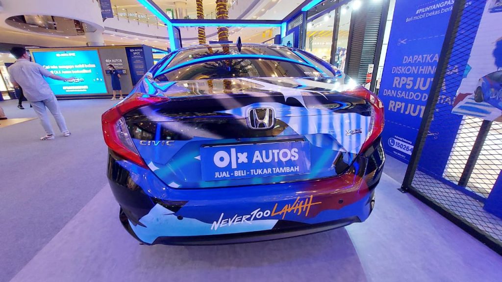 Mobil Honda Civic turbo edisi spesial hasil kolaborasi OLX Autos x NeverTooLavish