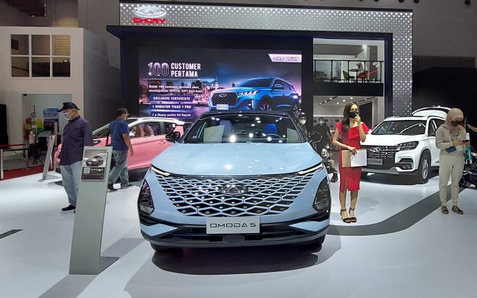 Chery Omoda 5 hadir di IIMS Hybrid 2022