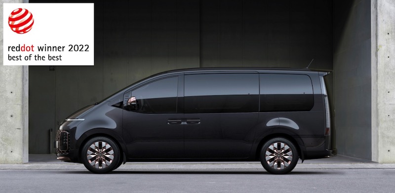 Hyundai STARIA Red Dot Award 2022