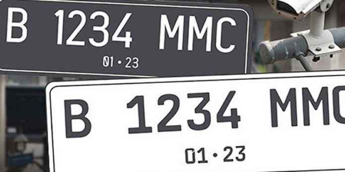 plat nomor putih