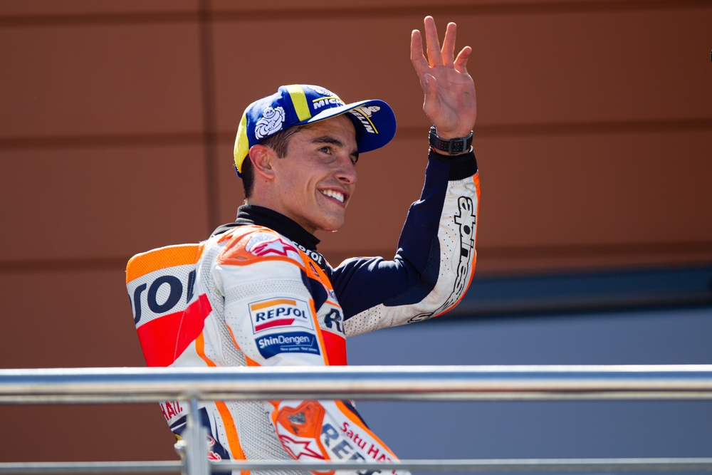 Marc Marquez pembalap tim Honda Repsol