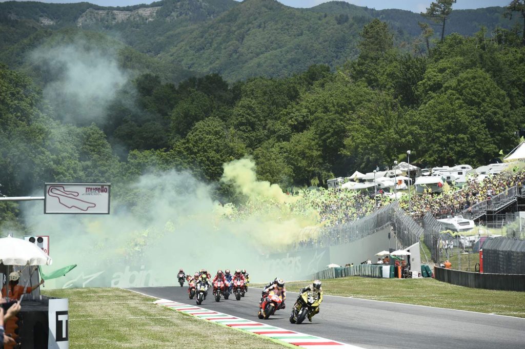Flare Gun diajang MotoGP Mugello sangat meriah