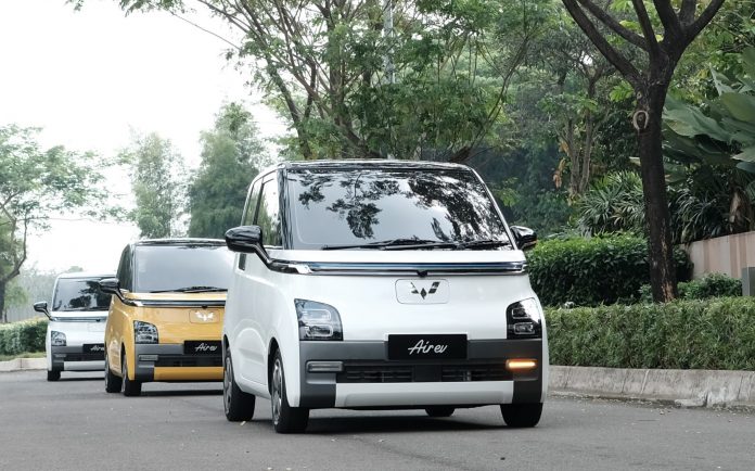 Wuling Air ev tes drive