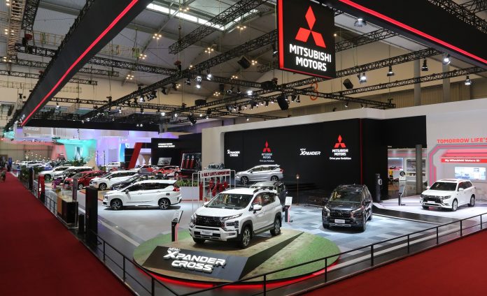 Booth Mitsubishi di GIIAS 2022