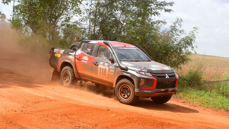 Tim Mitsubishi Ralliart di AXCR 2022