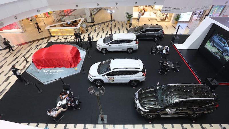 Mitsubishi XFC Concept di Kota Medan