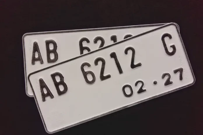 plat nomor