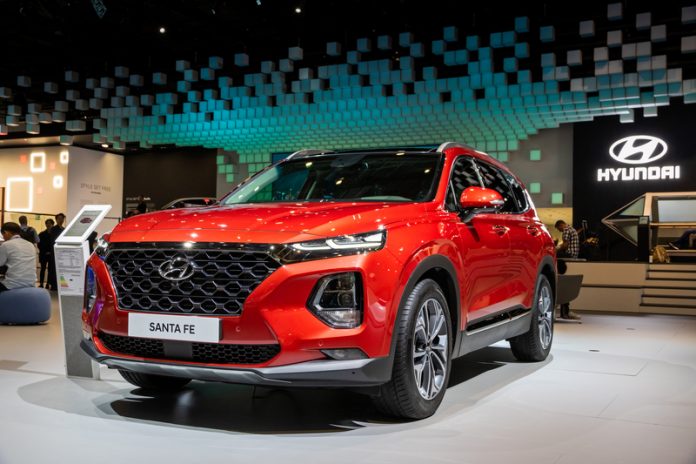 Frankfurt,,Germany,-,Sep,11,,2019:,New,2020,Hyundai,Santa