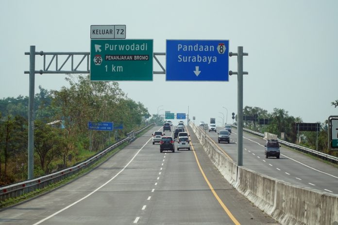Malang,,Indonesia.,August,21,,2022.,Trans,Java,Toll,Road,At