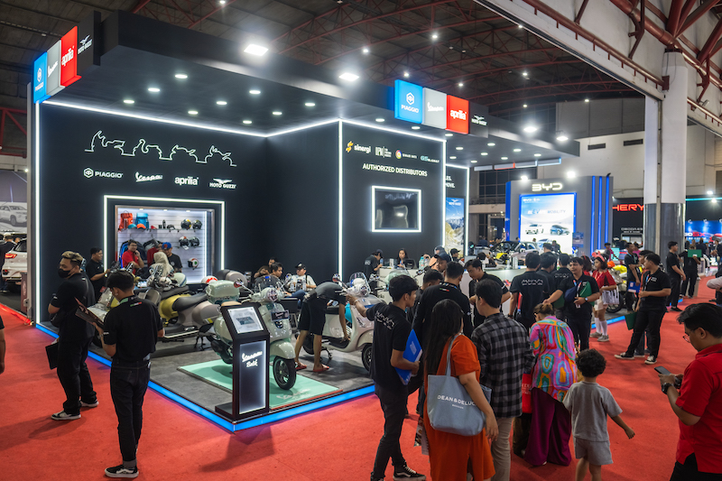 Brand Piaggio di Jakarta Fair 2024