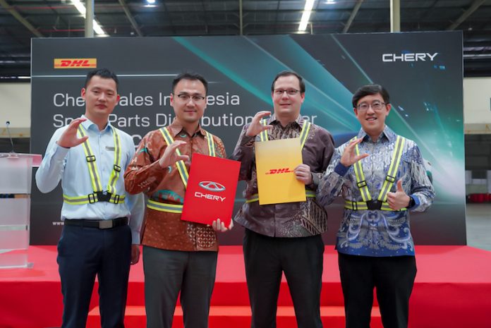 Kolaborasi Chery dan DHL
