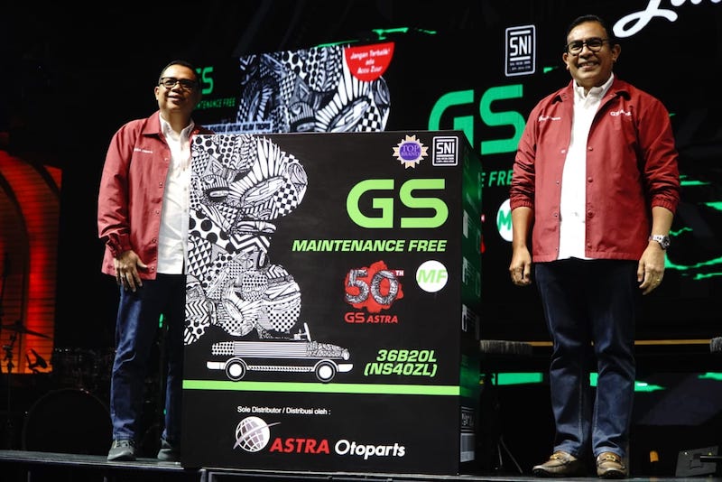 Kemasan Edisi Spesial Aki GS Astra bersama Darbotz
