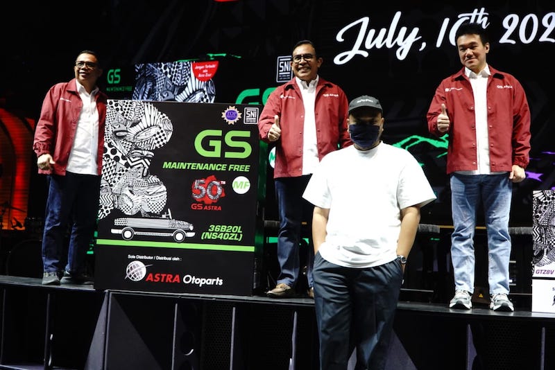 Kemasan Edisi Spesial Aki GS Astra bersama Darbotz