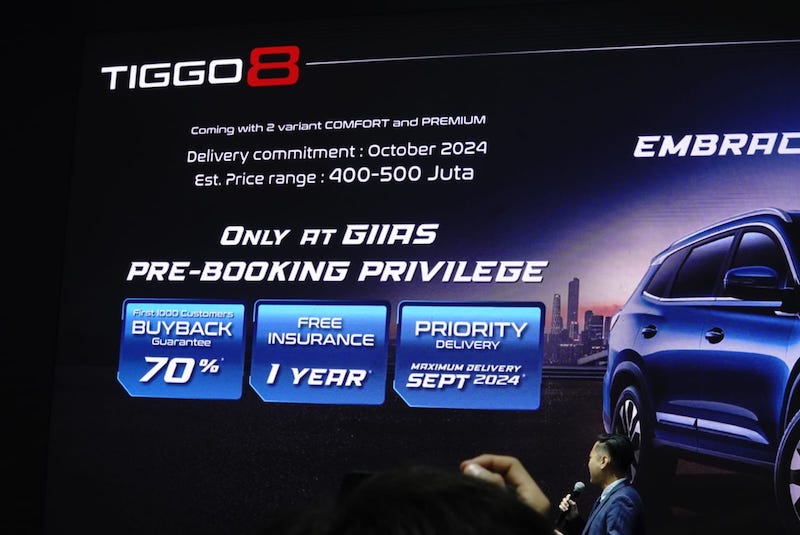 Chery TIGGO 8 di GIIAS 2024