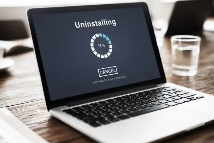cara uninstall aplikasi di laptop