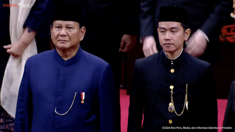 Presiden Indonesia Prabowo Subianto