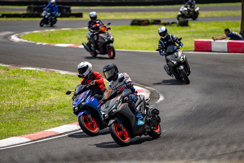 Aerox Track Day: Geber Yamaha Aerox Alpha di Sirkuit, Sensasi Turbo-nya ...