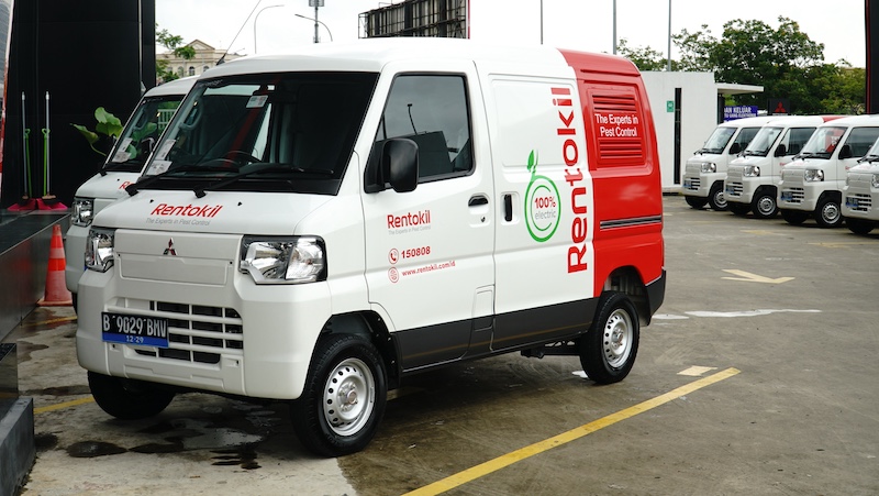 Mitsubishi L100 EV Jadi Mobil Operasional Rentokil