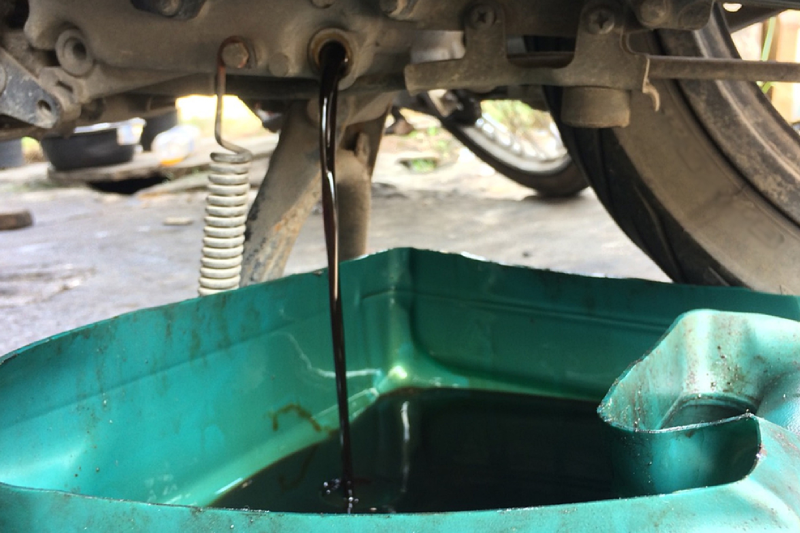 ganti oli motor