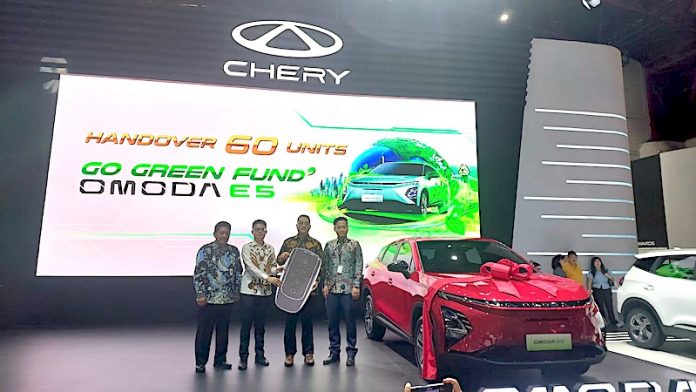 60 unit Chery Omoda E5 diserahkan ke Bank BSI