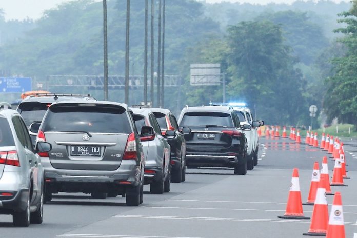 Kondisi arus mudik Lebaran 2025 di Tol Cipali