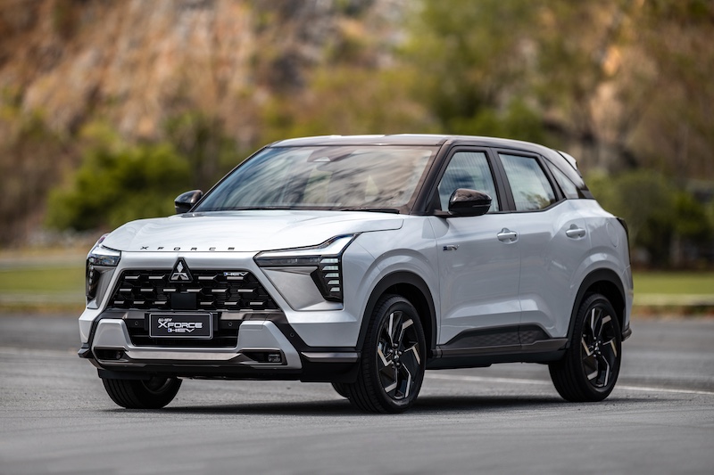 Mitsubishi Xforce Hybrid Melucnur di Thailand