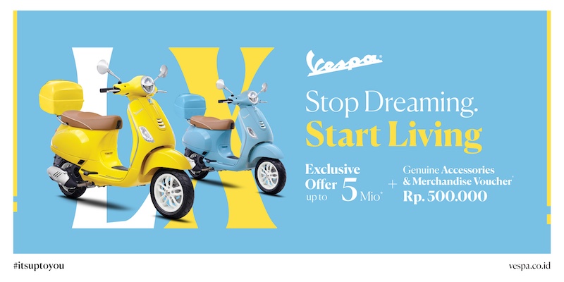 Stop Dreaming, Start Living Vespa