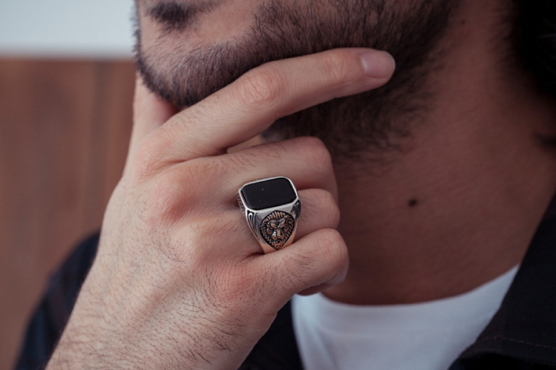  cincin perak pria