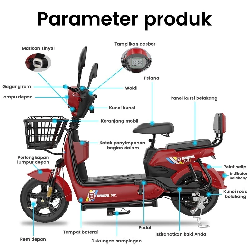 harga sepeda listrik murah hanya 2 juta